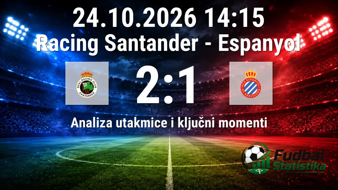 Racing Santander - Espanyol 2:1, La Liga 10. kolo