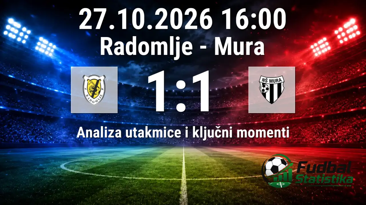 Radomlje - Mura 1:1, 13. kolo 1. SNL