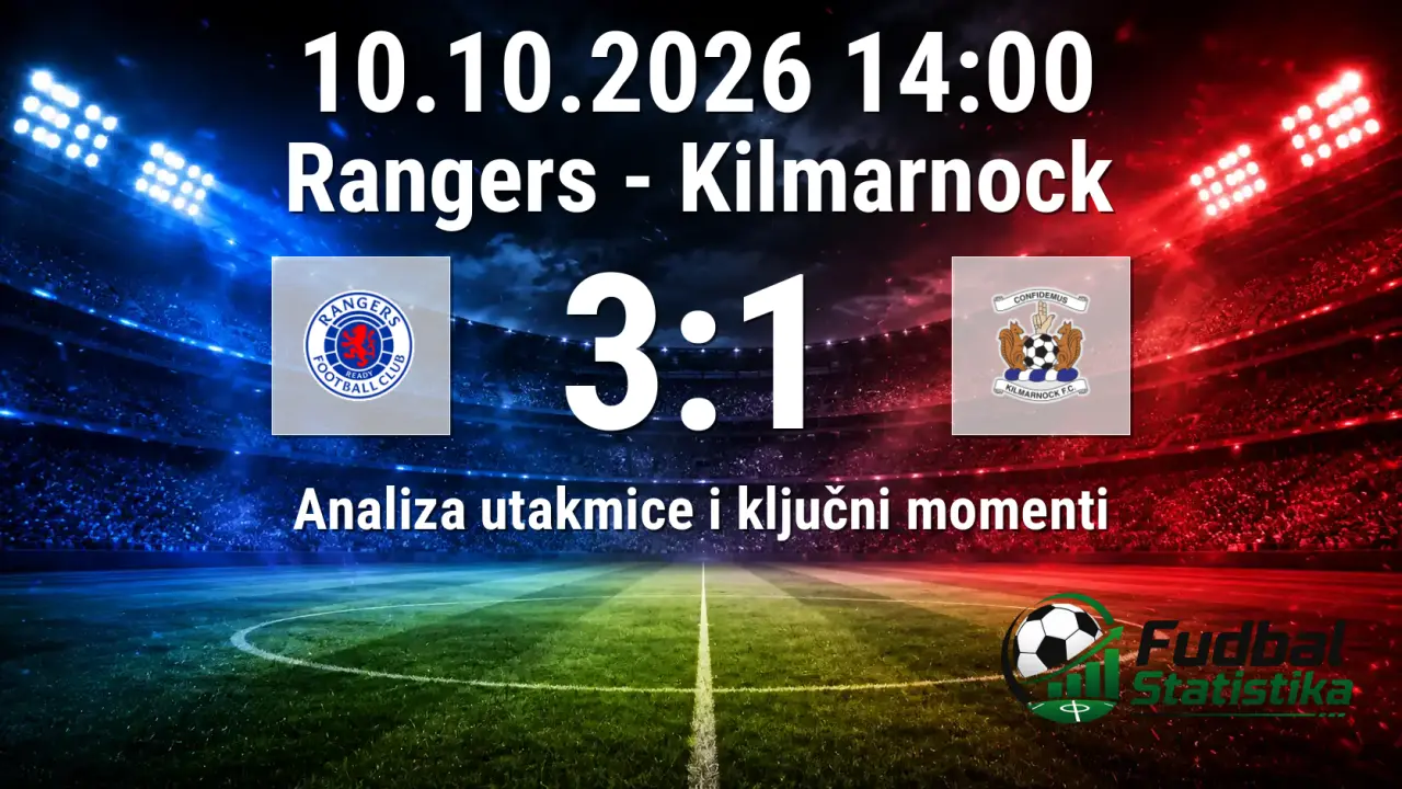 Rangers - Kilmarnock 3:1, Premijer liga Škotske