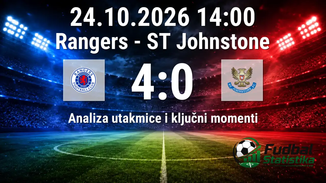 Rangers protiv St Johnstone: Ubedljiva pobeda na Ibrox stadionu