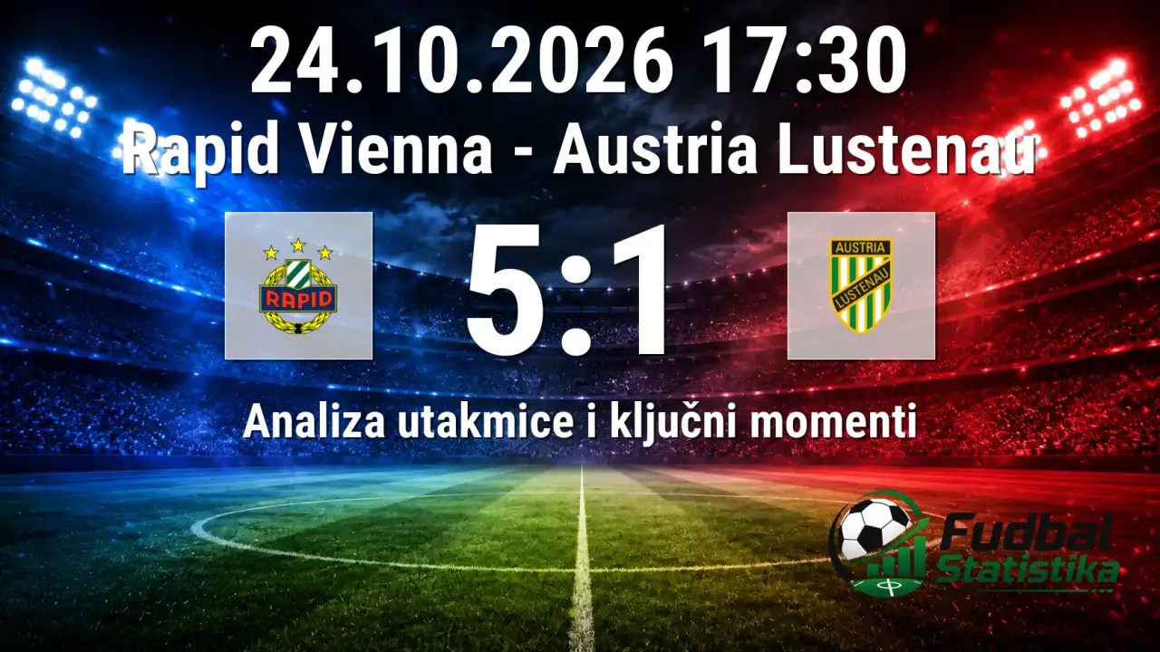 Rapid Vienna - Austria Lustenau 5:1, Bundesliga 2026