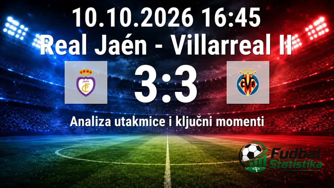 Real Jaén i Villarreal II odigrali 3:3 u Primera División RFEF