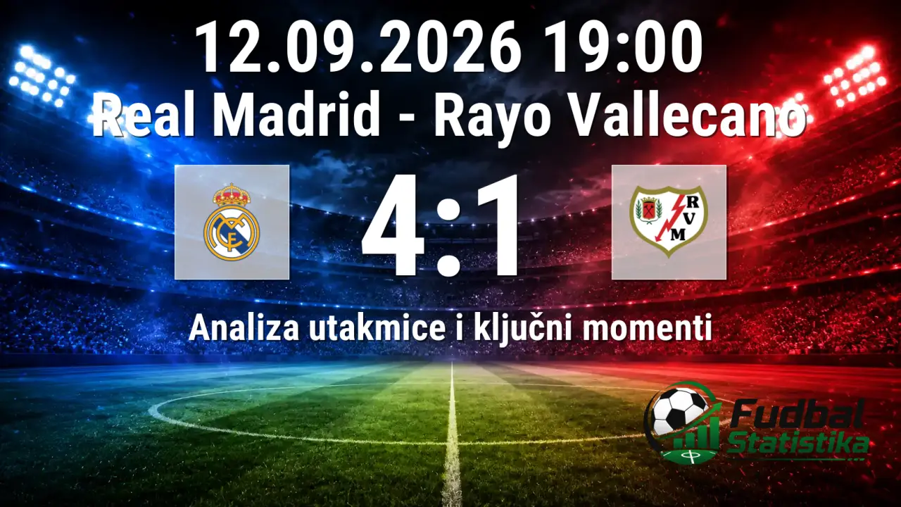 Real Madrid - Rayo Vallecano 4:1 analiza