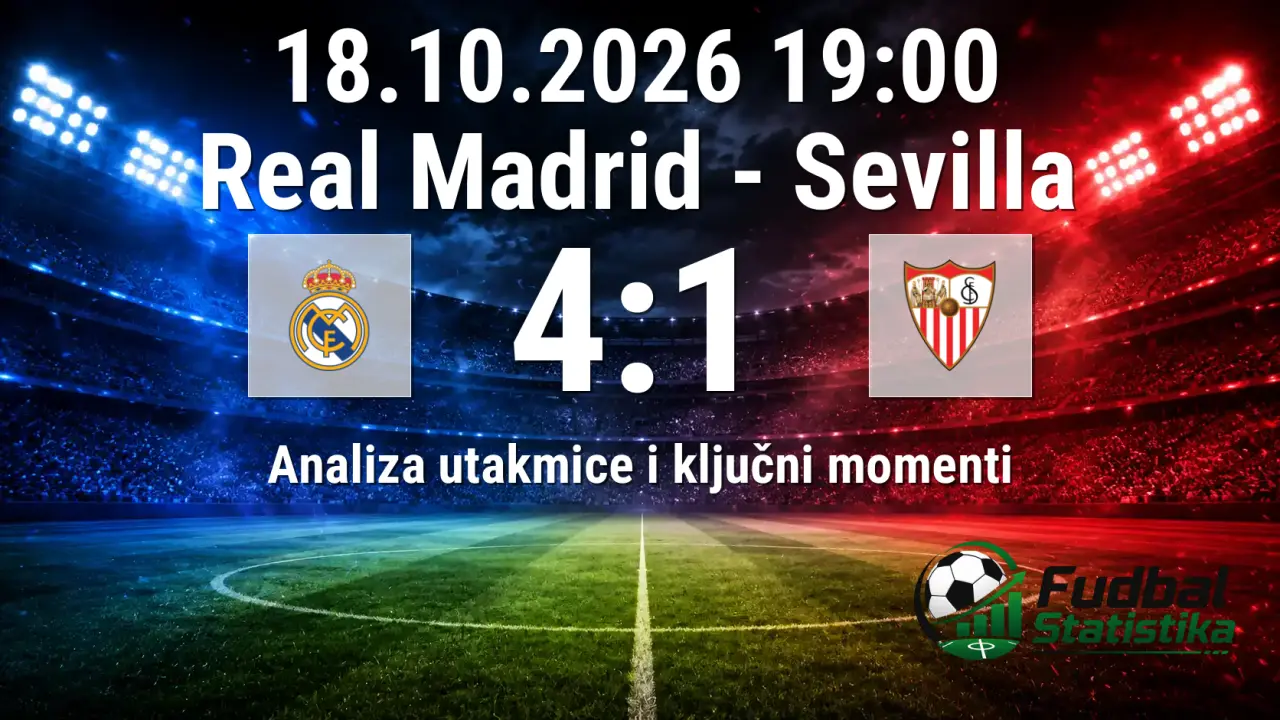 Real Madrid - Sevilla 4:1, La Liga 2026