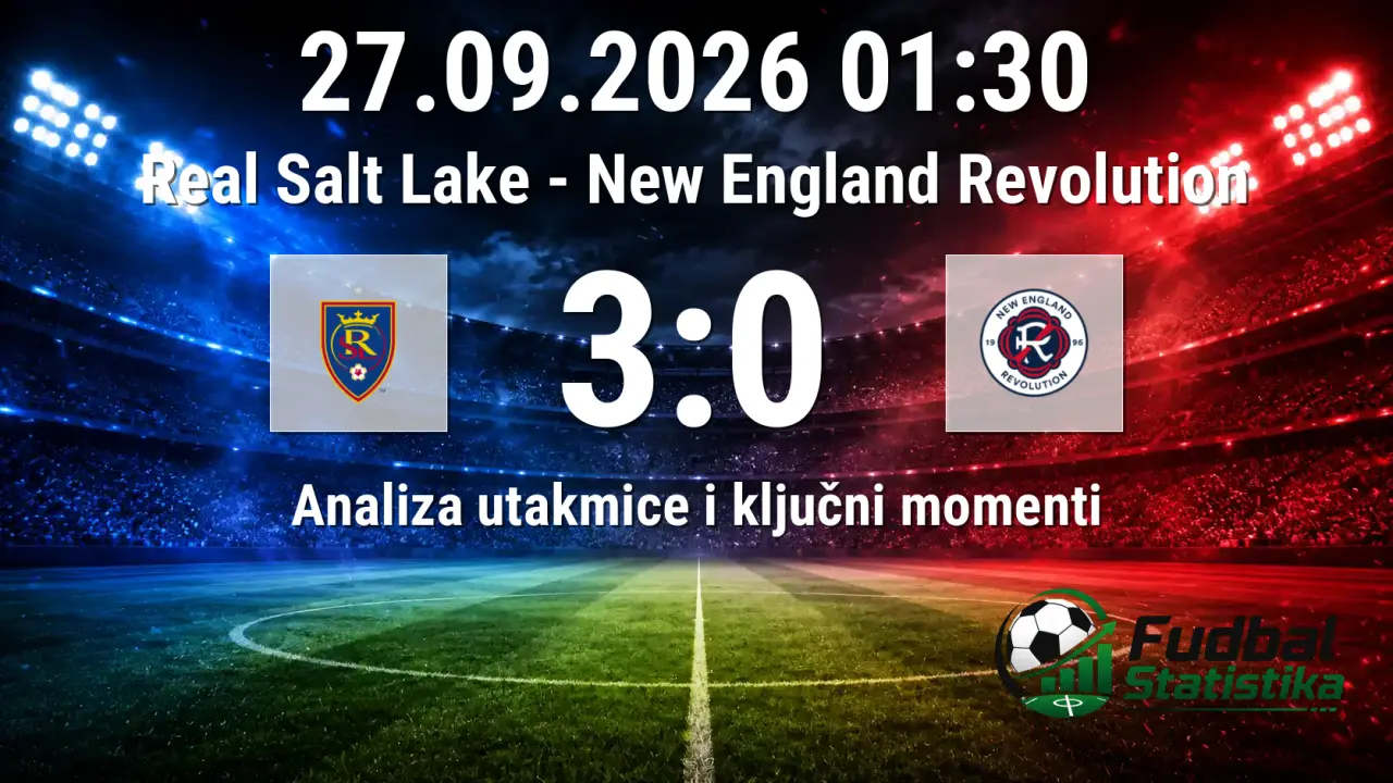 Real Salt Lake - New England Revolution 3:0