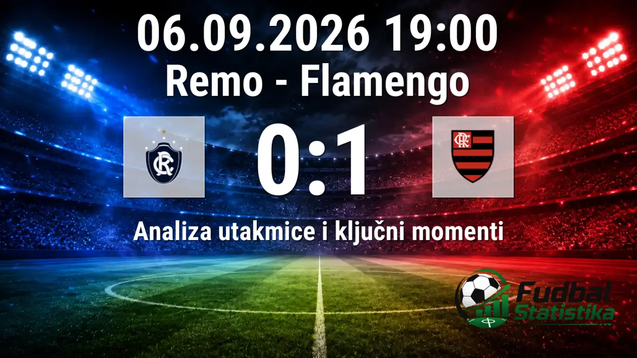 Remo - Flamengo 0:1, Serie A Brazil, 26. kolo