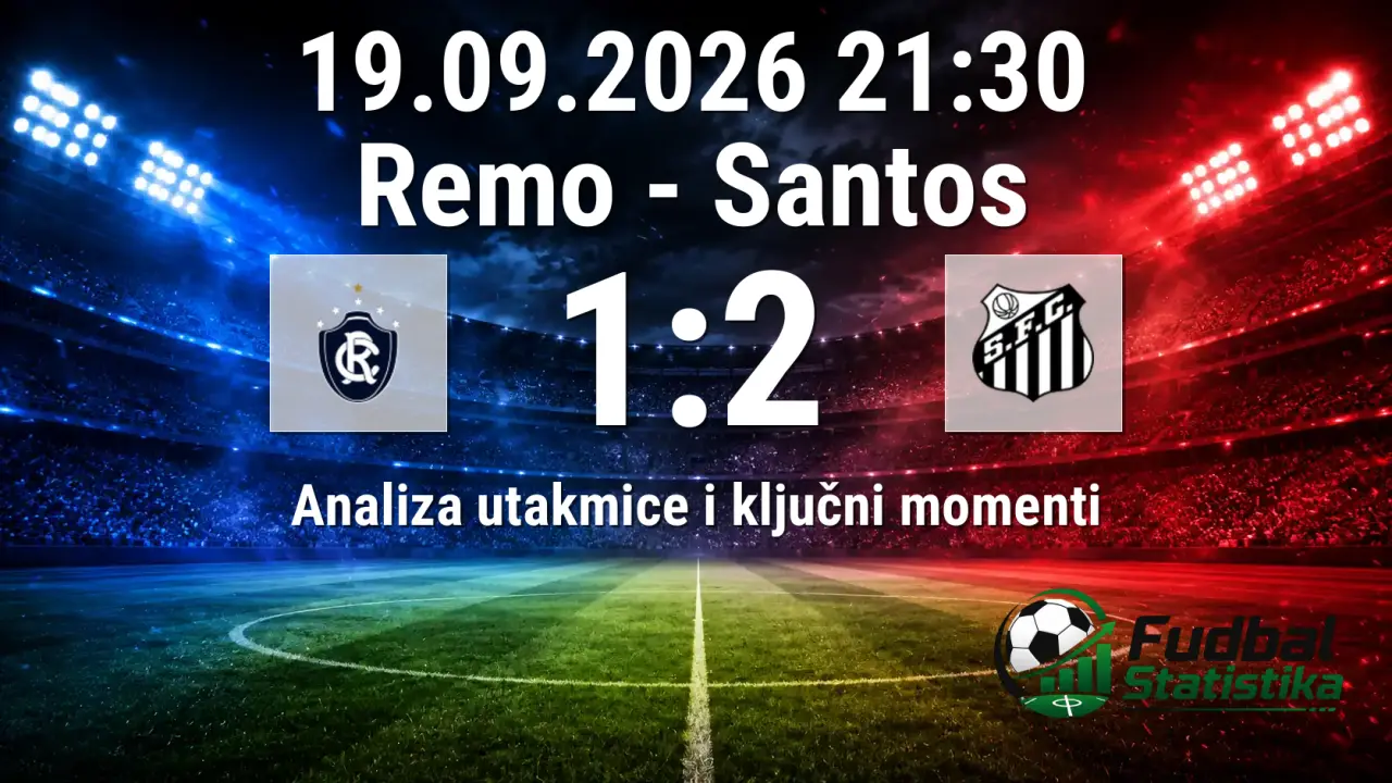 Remo - Santos 1:2, Serie A Brazil, analiza