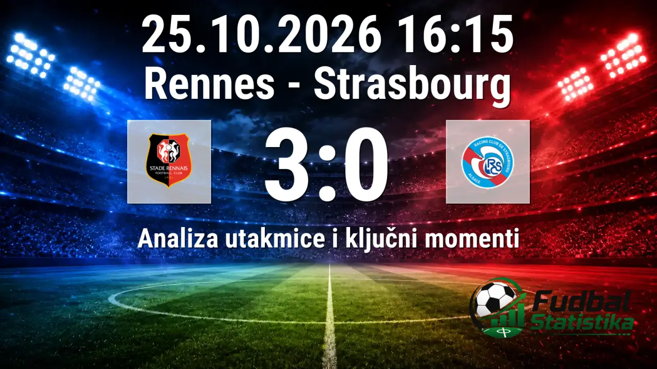 Rennes - Strasbourg 3:0, Ligue 1 8. kolo