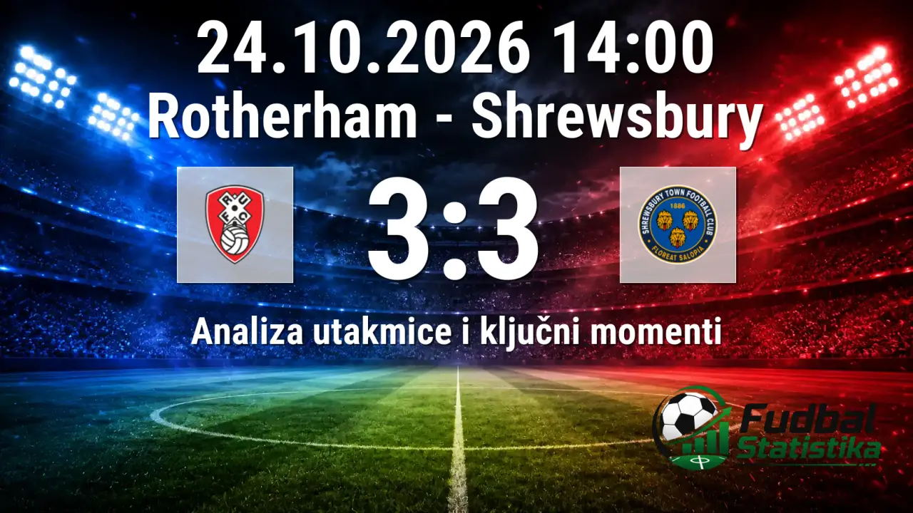 Rotherham i Shrewsbury odigrali spektakularan meč u League Two