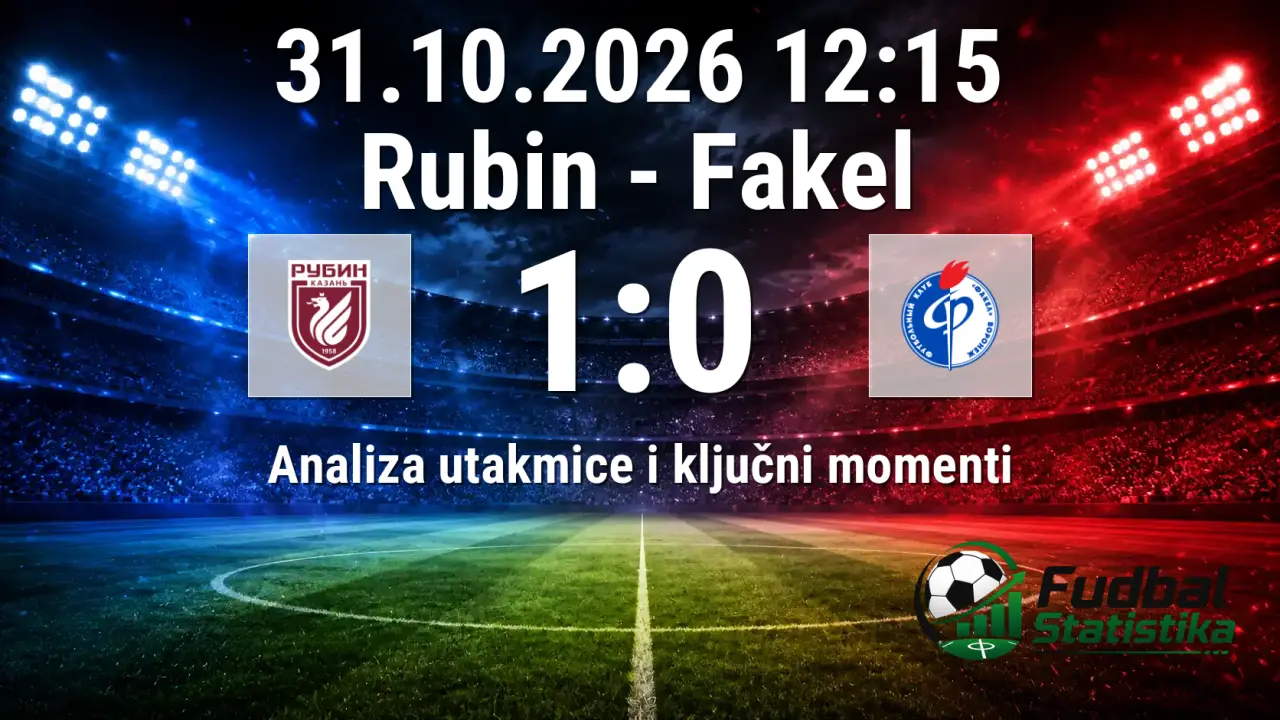 Rubin slavio protiv Fakela u 13. kolu Premijer lige Rusije