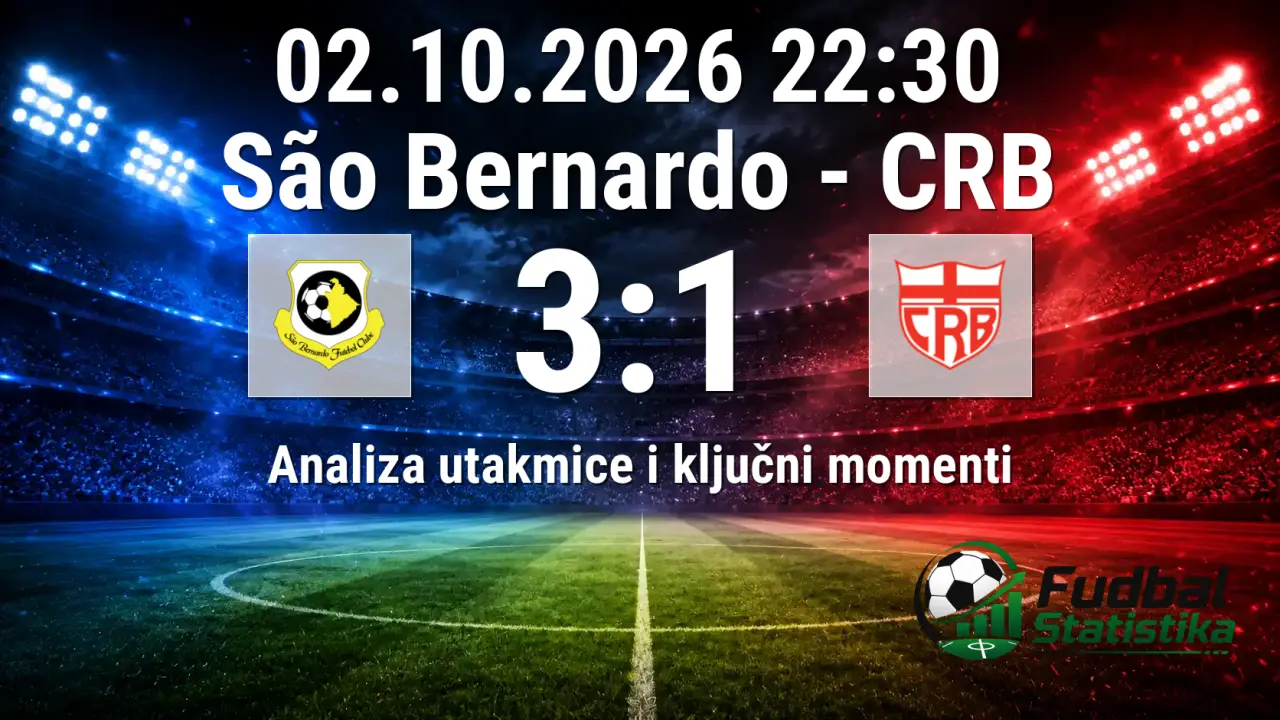 São Bernardo - CRB 3:1, Serie B Brazil, 31. kolo