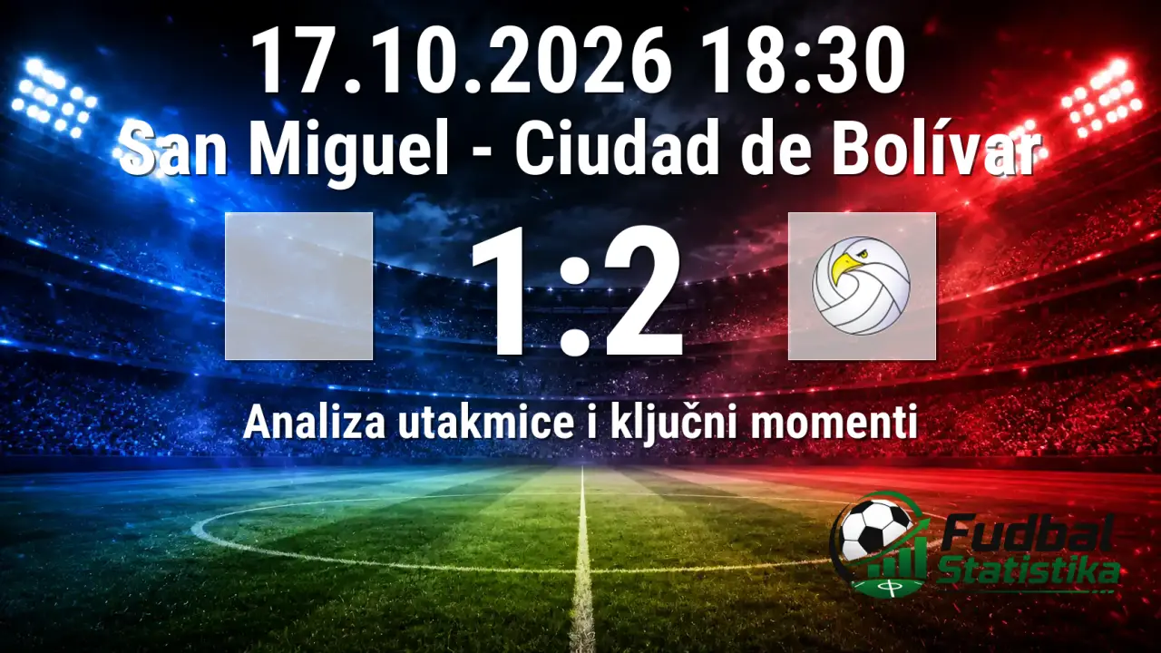 San Miguel - Ciudad de Bolívar 1:2, Primera Nacional 34. kolo