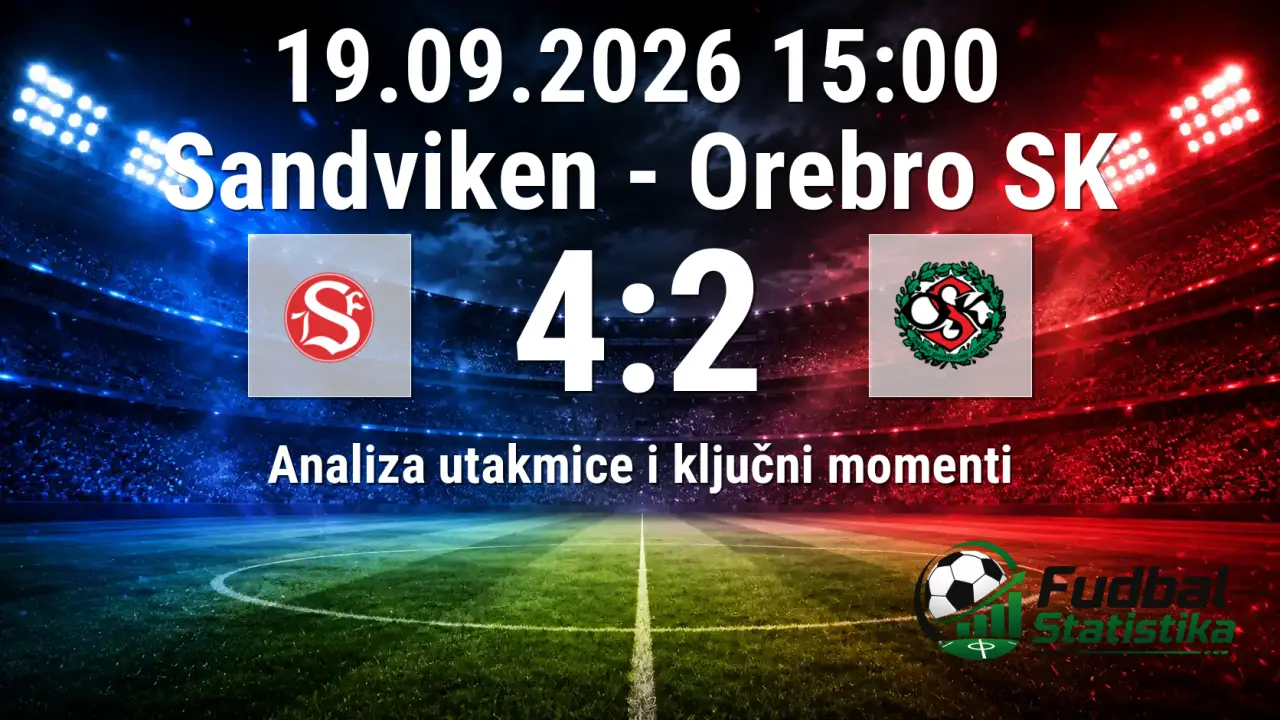 Sandviken nadoknadio zaostatak i slavio sa 4:2 protiv Orebro SK