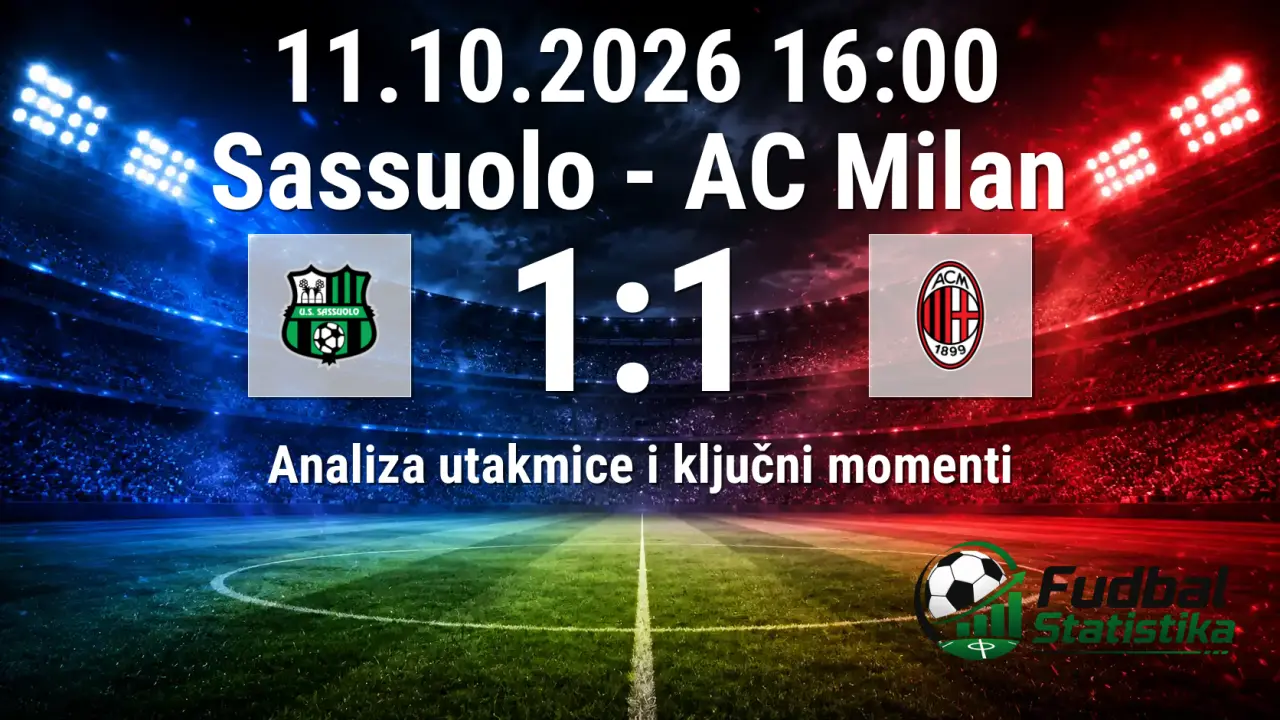 Sassuolo - AC Milan 1:1, Serie A 6. kolo