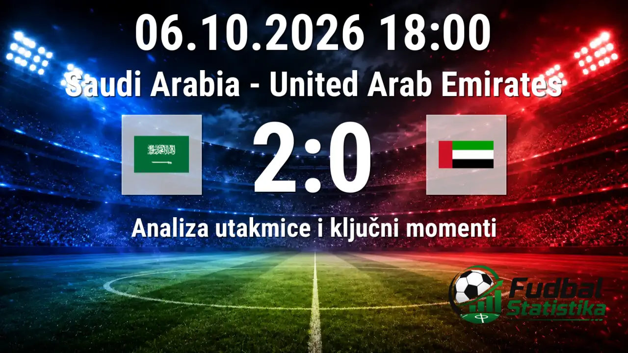 Finale Gulf Cup: Saudijska Arabija – UAE 2:0