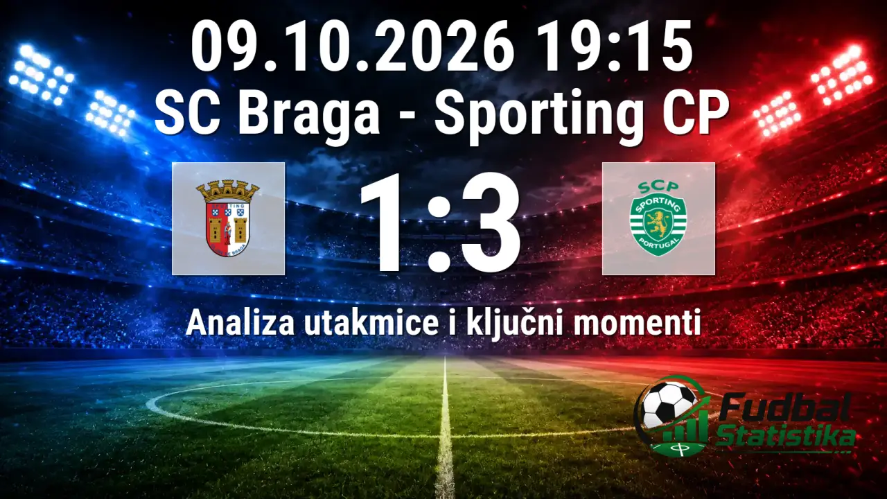 SC Braga vs Sporting CP 1:3 analiza