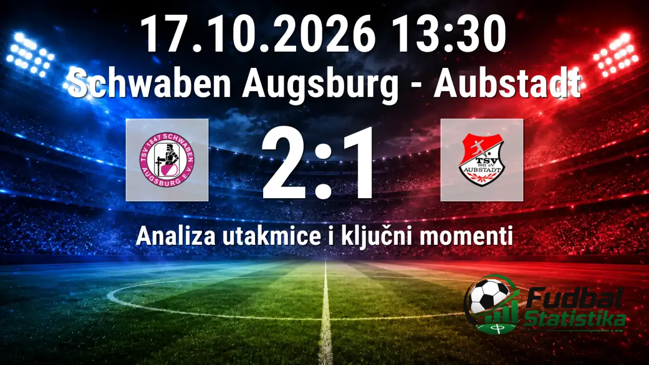 Schwaben Augsburg vs Aubstadt 2:1 - Regionalliga Bayern analiza