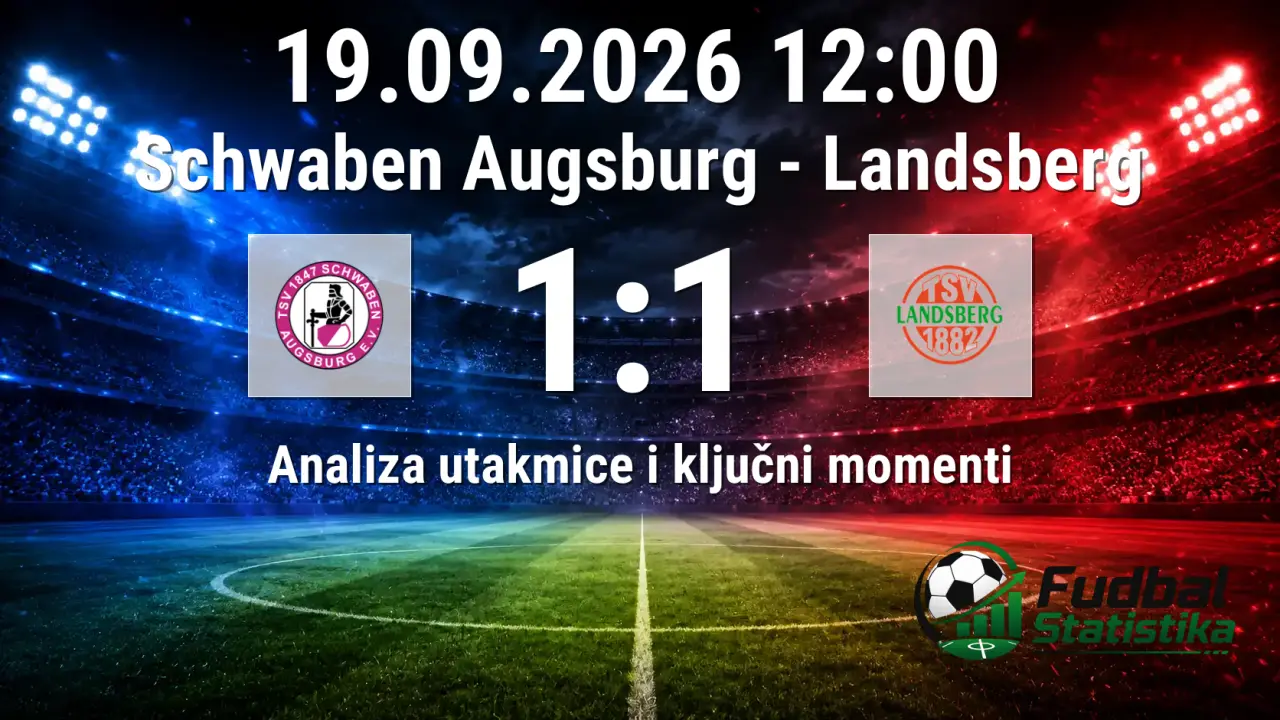 Schwaben Augsburg i Landsberg odigrali nerešeno u Regionalligi Bayern
