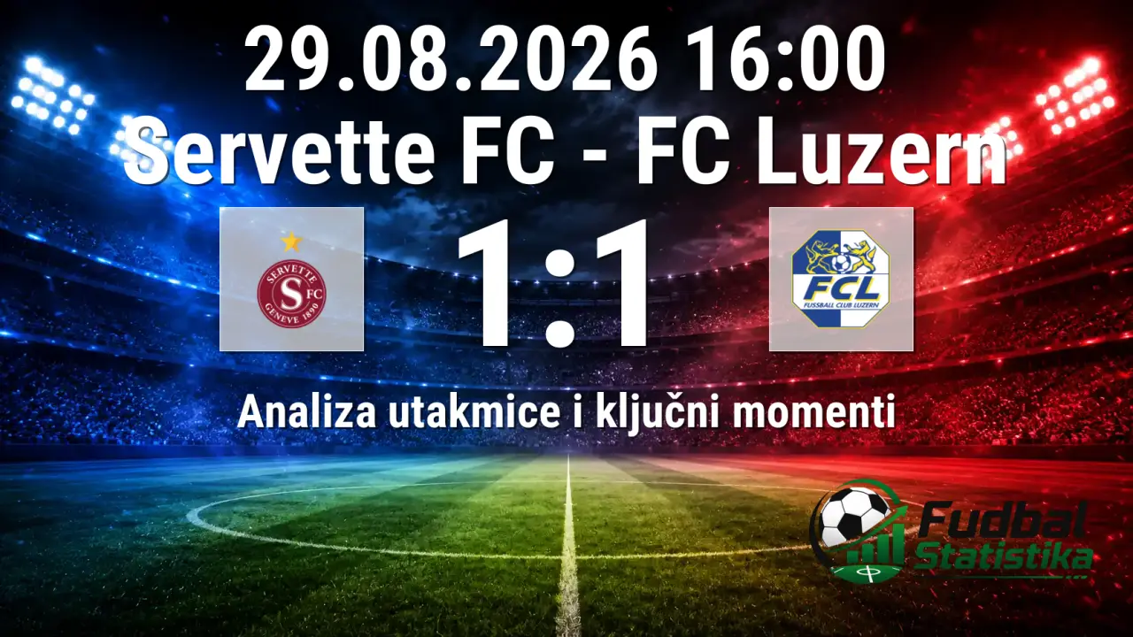 Servette FC i FC Luzern remizirali u Super League