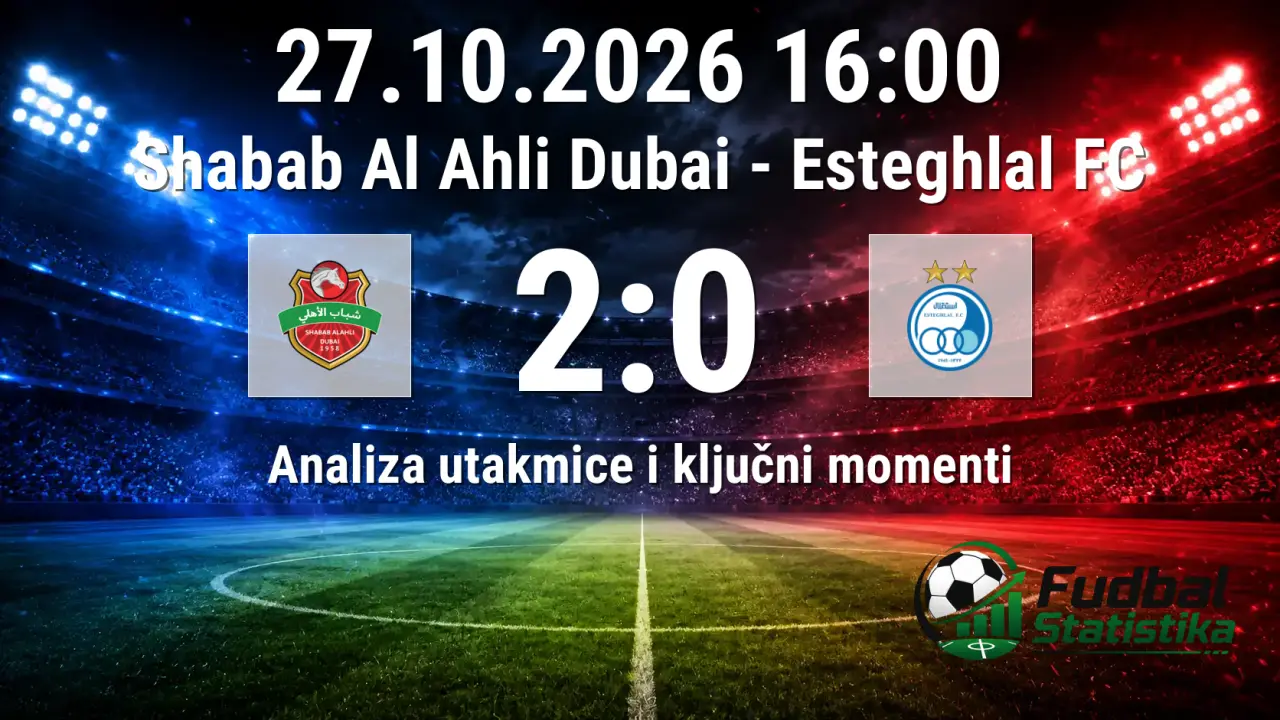 Shabab Al Ahli Dubai - Esteghlal FC 2:0