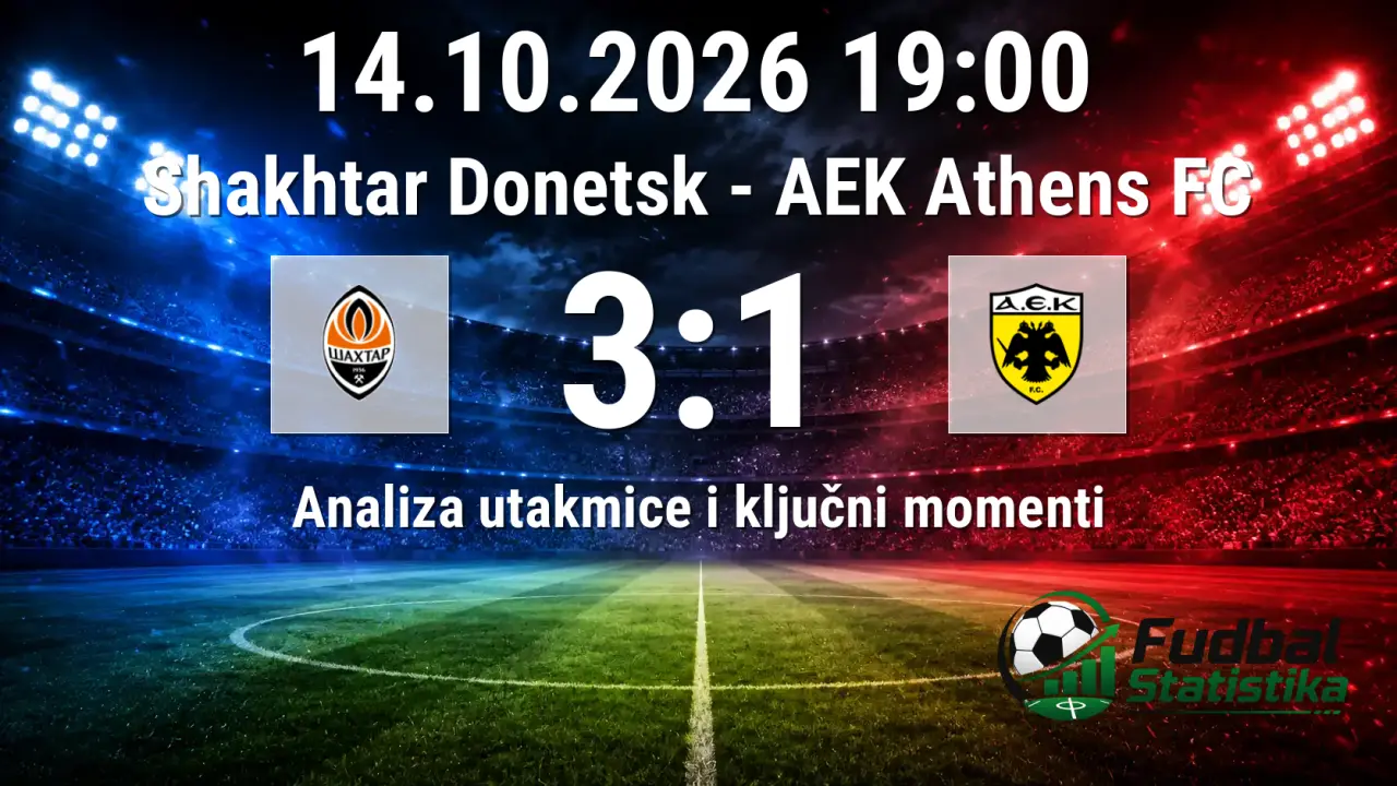 Šahtjor Donjeck - AEK Atina 3:1