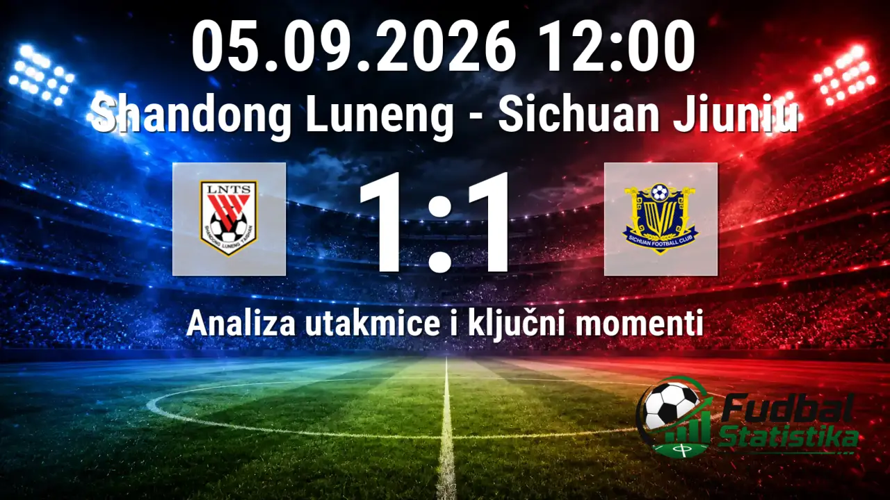 Shandong Luneng vs Sichuan Jiuniu 1:1 - analiza utakmice Super League Kine