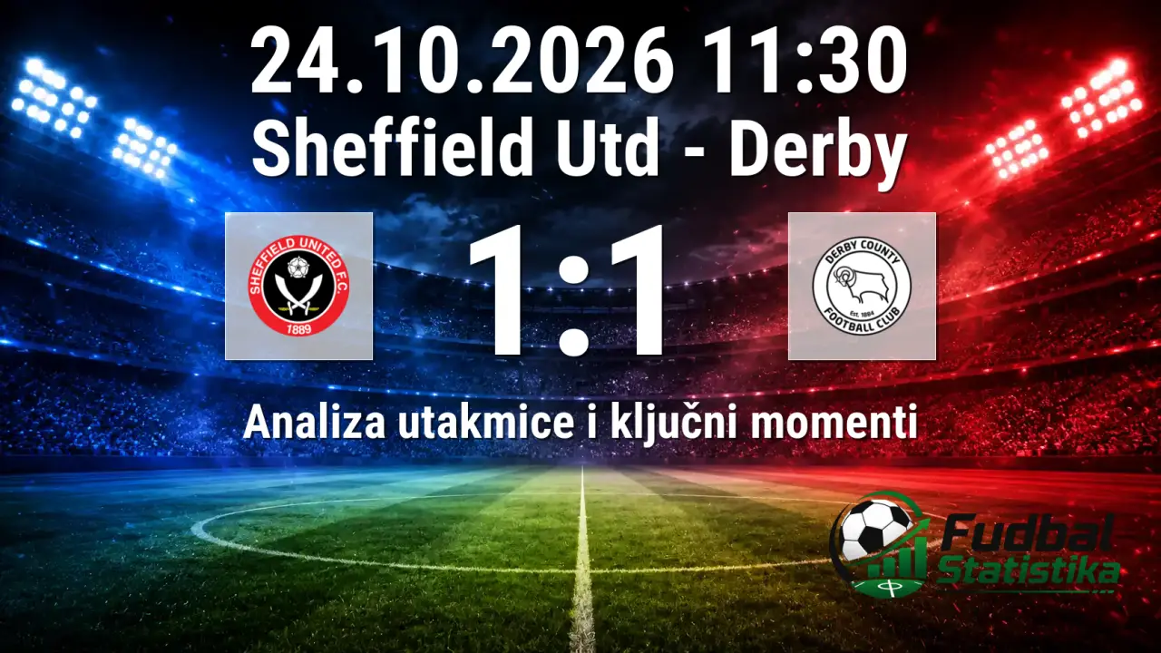 Sheffield Utd - Derby 1:1 u Championshipu