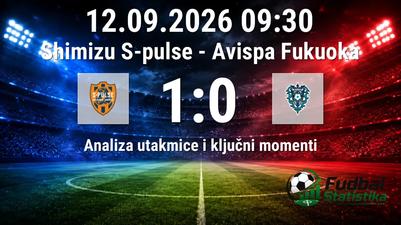 Shimizu S-pulse - Avispa Fukuoka 1:0 analiza
