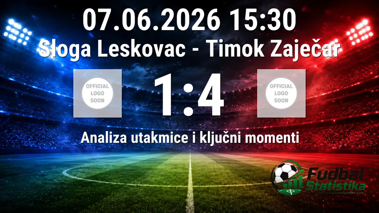 Sloga Leskovac - Timok Zaječar 1:4 analiza