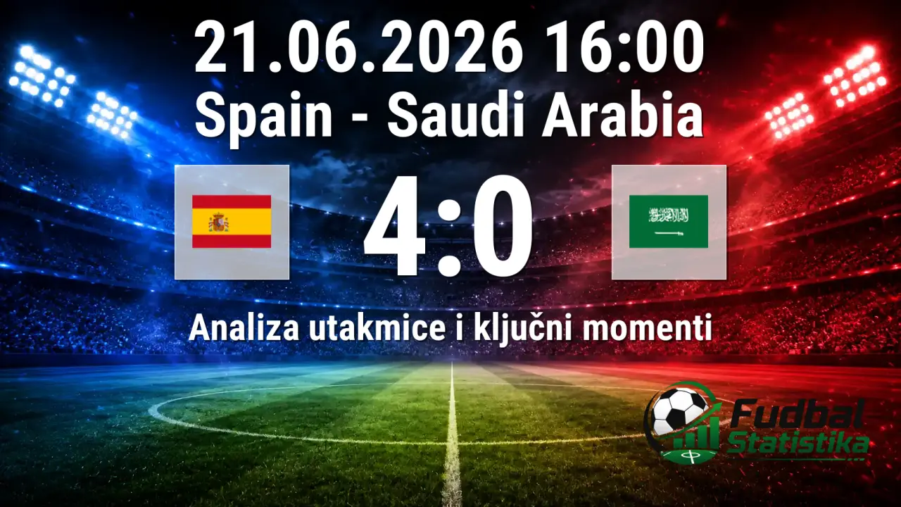 Španija - Saudijska Arabija 4:0, SP 2026