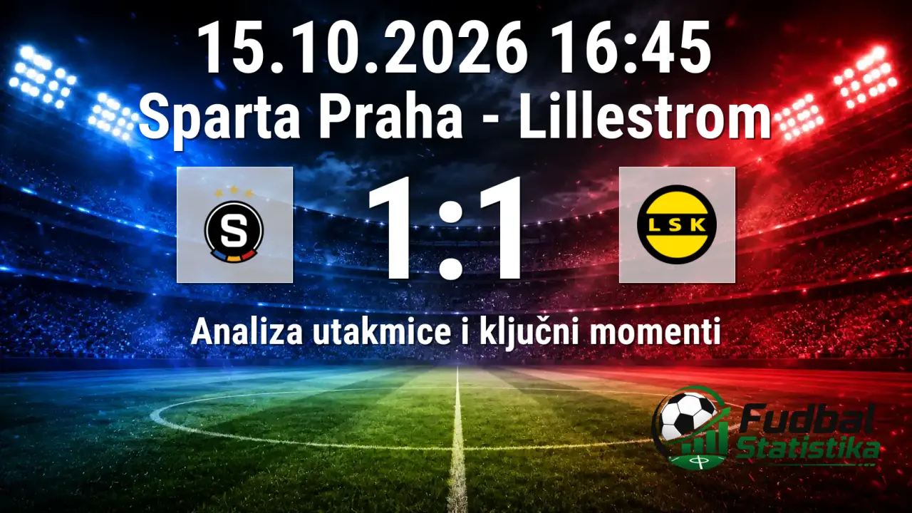 Sparta Praha i Lillestrom remizirali u Ligi Evrope