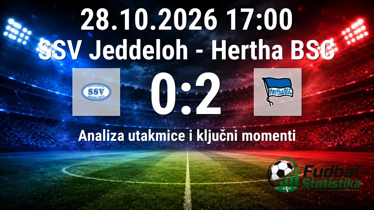 SSV Jeddeloh - Hertha BSC 0:2, DFB Pokal 2026