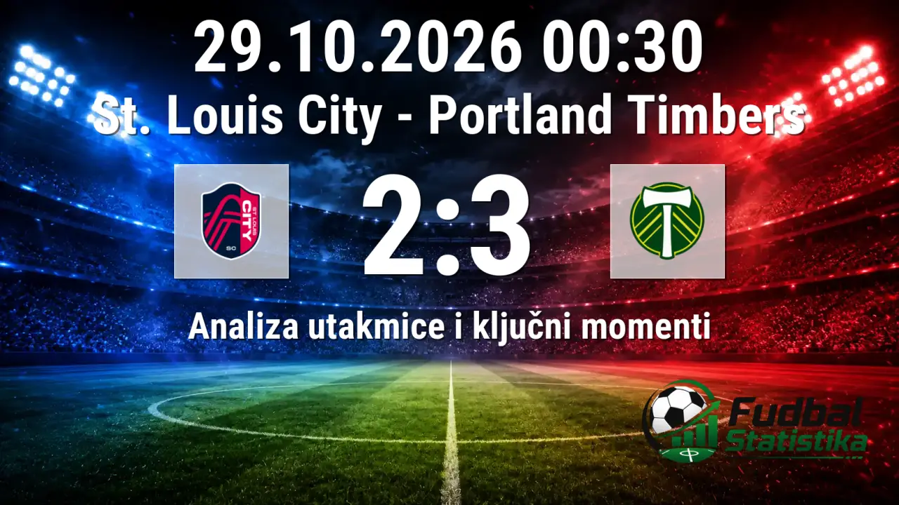 St. Louis City - Portland Timbers 2:3, MLS 32. kolo