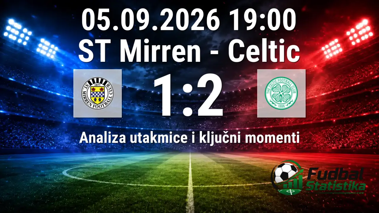 ST Mirren - Celtic 1:2, Premiership Škotska