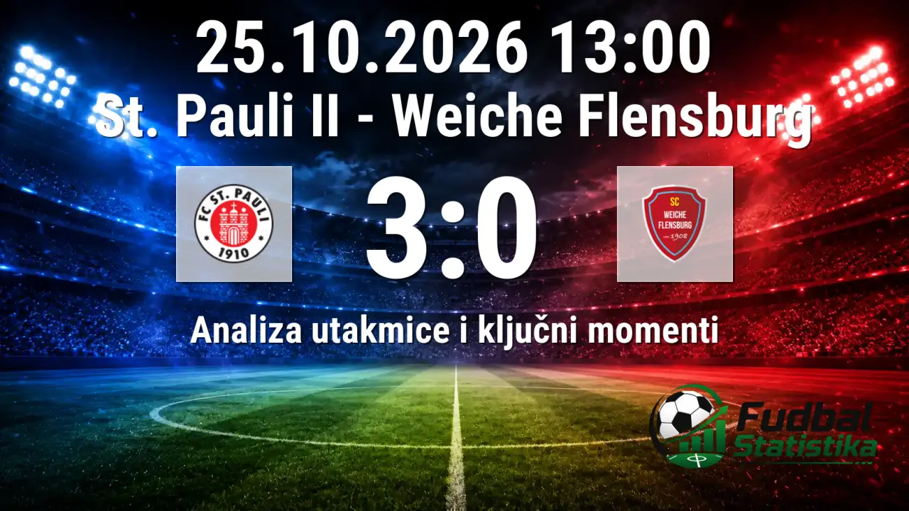 St. Pauli II - Weiche Flensburg 3:0, Regionalliga Nord