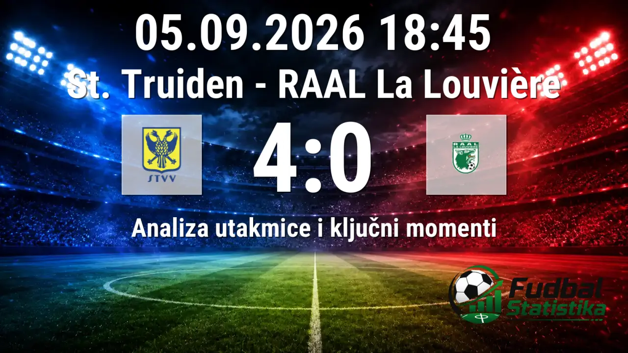 St. Truiden - RAAL La Louvière 4:0, Jupiler Pro League