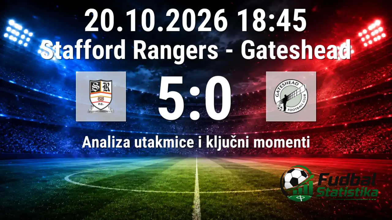 Stafford Rangers - Gateshead 5:0, FA Cup 4. kolo kvalifikacija