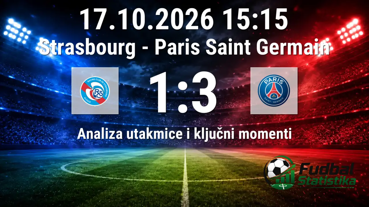 Strasbourg - PSG 1:3, 7. kolo Ligue 1