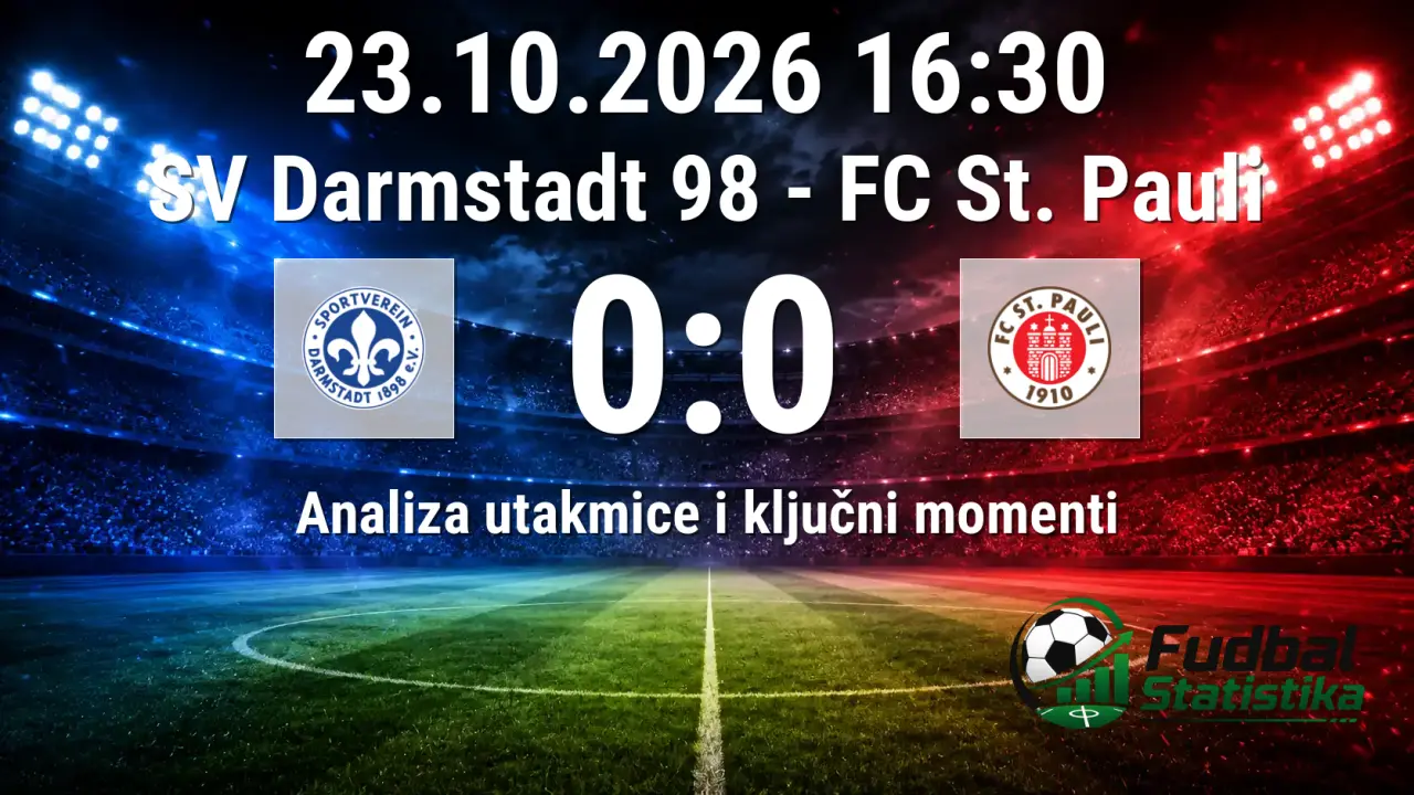Darmstadt 98 i St. Pauli remizirali u 2. Bundesligi