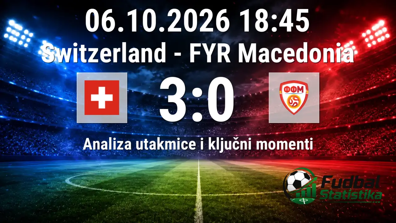 Švajcarska - Severna Makedonija 3:0, UEFA Nations League