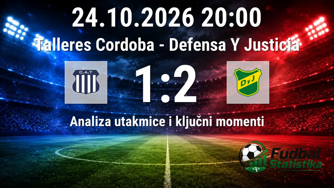 Talleres Cordoba - Defensa Y Justicia 1:2 analiza