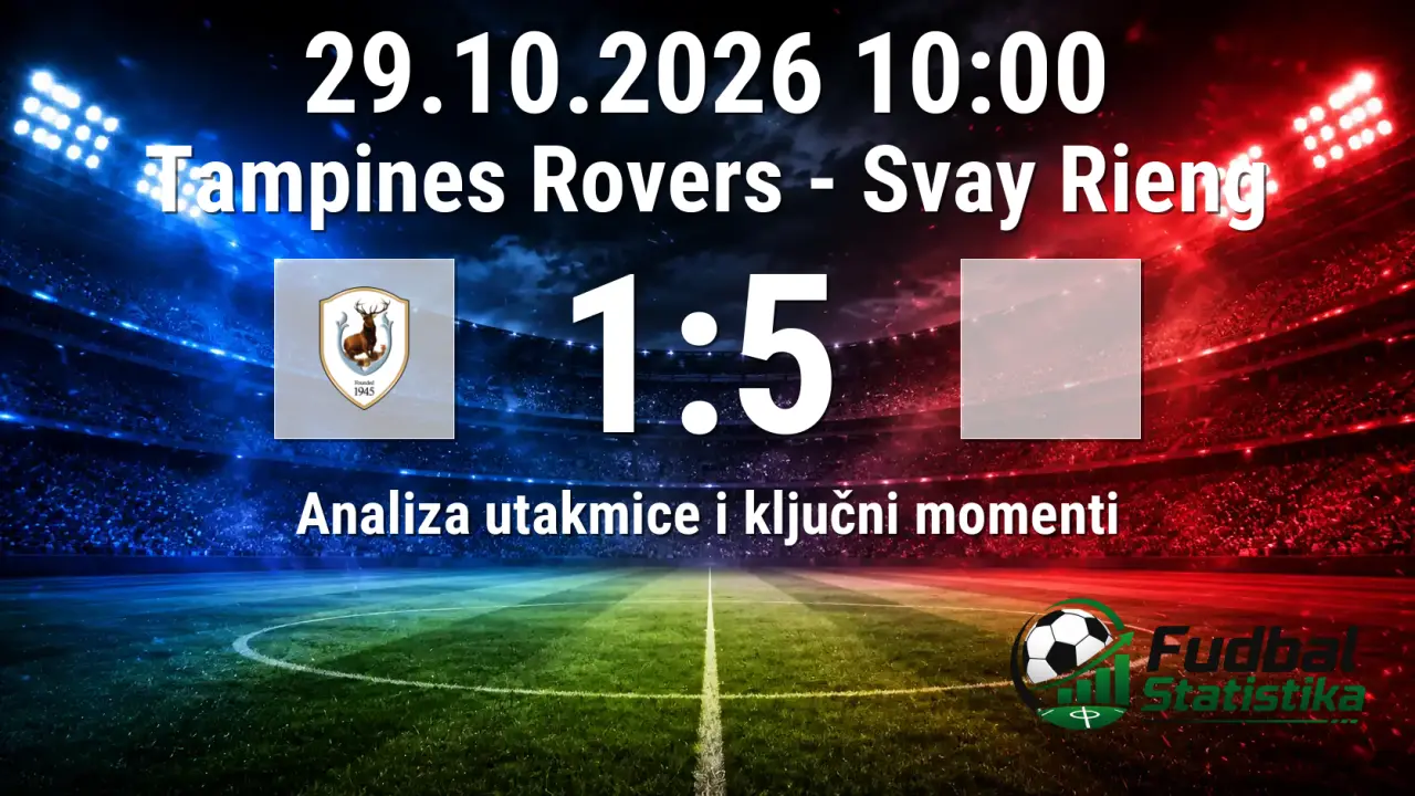 Tampines Rovers - Svay Rieng 1:5, AFC Champions League grupa