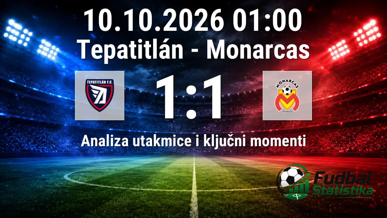 Tepatitlán - Monarcas 1:1, Liga de Expansión MX, Apertura 12