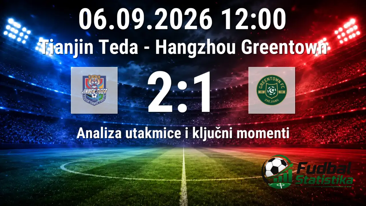 Tianjin Teda - Hangzhou Greentown 2:1 analiza