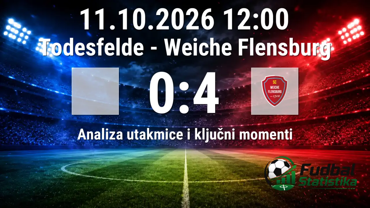 Todesfelde - Weiche Flensburg 0:4 analiza
