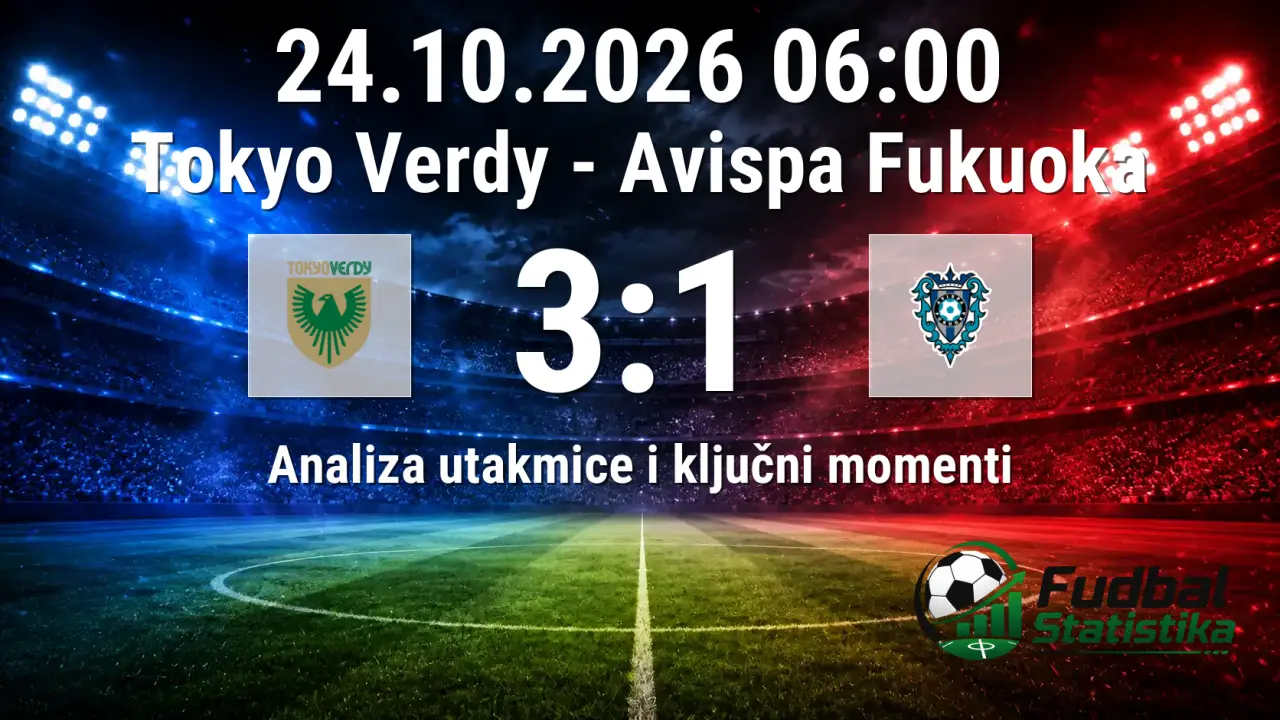 Tokyo Verdy - Avispa Fukuoka 3:1, J1 League 12. kolo