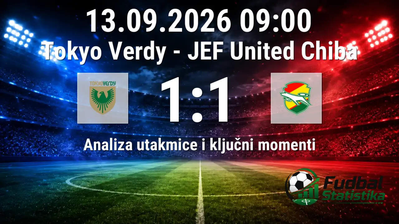 Tokyo Verdy i JEF United Chiba remizirali u J1 ligi