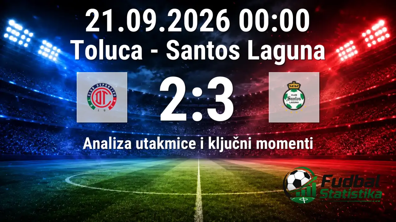 Toluca - Santos Laguna 2:3, Liga MX 2026