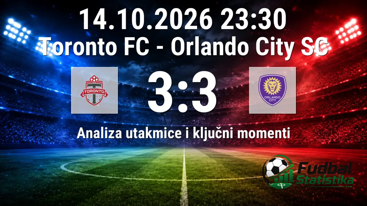 Toronto FC i Orlando City SC remizirali 3:3 u MLS-u