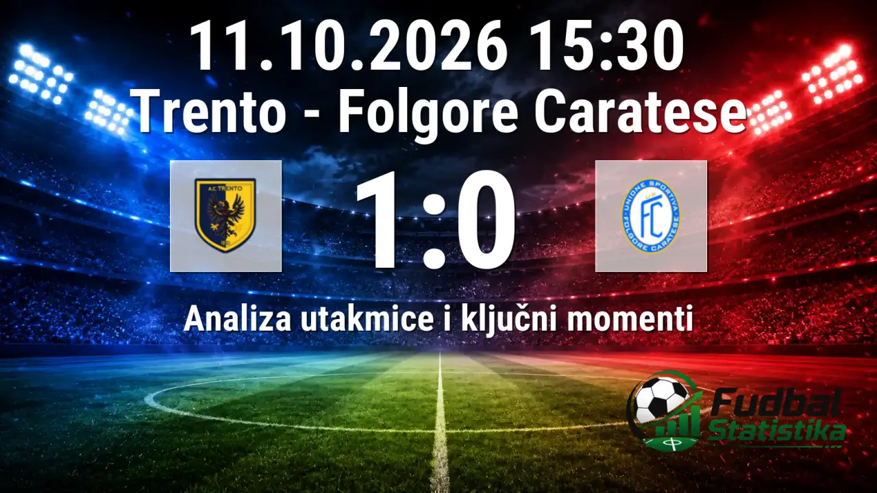Trento - Folgore Caratese 1:0, Serie C 2026